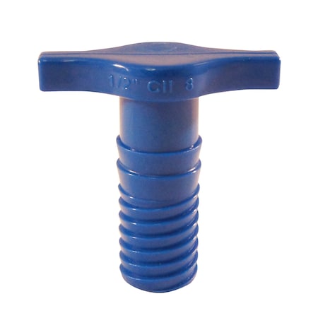 Apollo 1/2 in. Blue Twister Polypropylene Insert Plug ABTP12